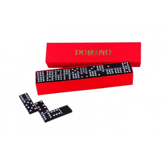 Domino spoločenská hra drevo 15,5x3,5x5cm