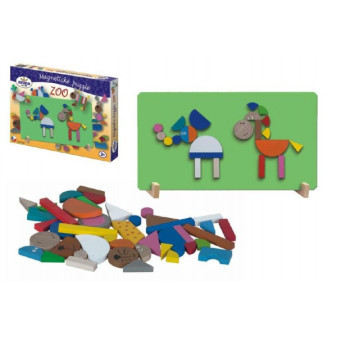 Magnetické puzzle ZOO v krabici 33x23x3, 5cm