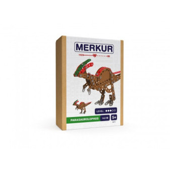 Stavebnice MERKUR Parasaurolophus 162ks v krabici 13x18x5cm