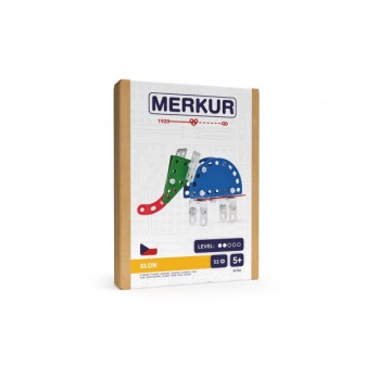 Stavebnica MERKUR Slon mini 13x18, 5x3cm
