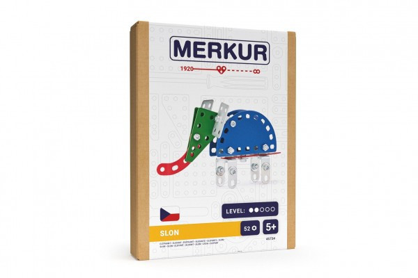 Stavebnica MERKUR Slon mini 13x18, 5x3cm