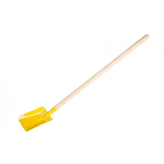 Lopata/Lopatka žltá s násadou kov/drevo 80cm náradie