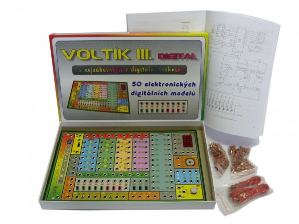 Voltík III. spoločenská hra na batérie v krabici 40x24, 5x4, 5cm
