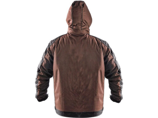 Bunda CXS IRVINE, zimná, pánska, hnedo-čierna, veľ. XL