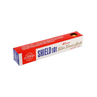Loptičky na stolný tenis SHIELD 4cm bezšvové oranžové