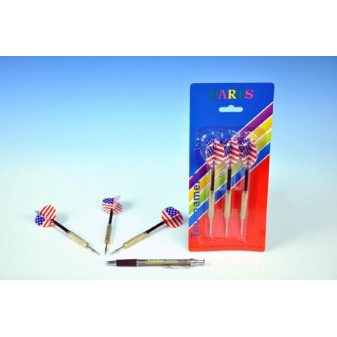 Hádzacie šípky 18g hrot kov 11x25cm