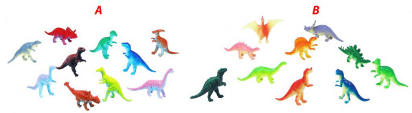 Dinosaury 10 ks v sáčku 2 druhy