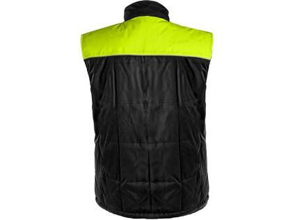 Vesta CXS SEATTLE, pánska, zimná, fleece, čierno-žltá
