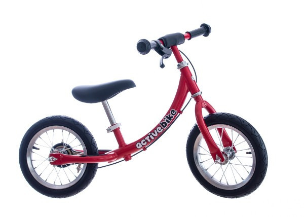 Odrážadlo červené kov 12' nosnosť 30kg v krabici 73x33x18cm Active Bike 2+