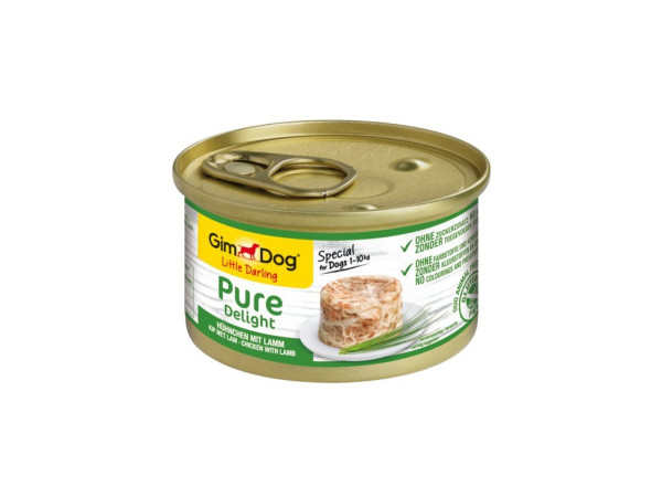 GIMDOG Little Darling PURE DELIGHT CHICKEN WITH LAMB 150G