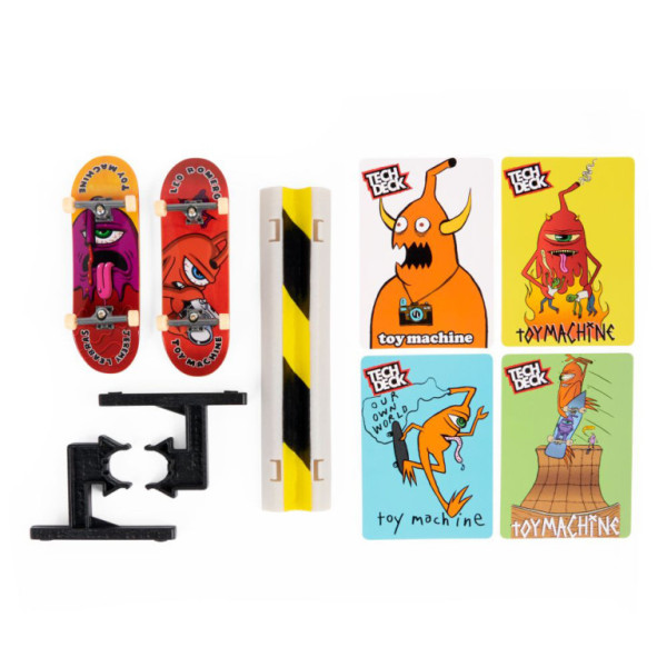 TECH DECK FINGERBOARD DVOJBALENIE S PREKÁŽKOU