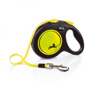 flexi New Neon L páska 5m/50kg žlté
