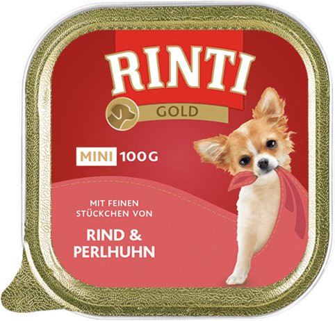 Paštéta RINTI GOLD Mini hovädzie + perlicka 100g
