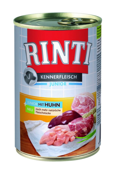 Finnern Rinti Junior konzerva pre psov kura 400g