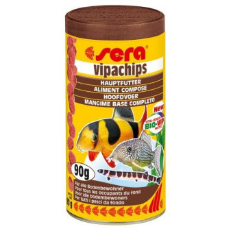 Sera špeciálne krmivo pre riasožravé ryby Vipachips 250ml Nature