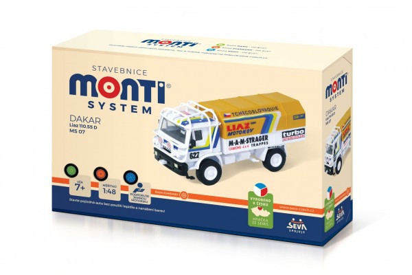 Stavebnica Monti System MS 07 Dakar Liaz 1:48 v krabici 22x15x6cm