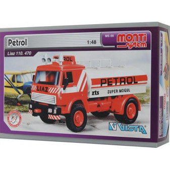 Stavebnica Monti System MS 09 Petrol Liaz 1:48 v krabici 22x15x6cm