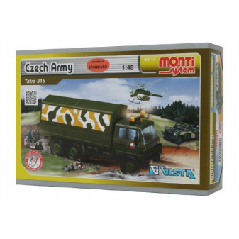 Stavebnice Monti System MS 11 Czech Army Tatra 815 1:48 v krabici 22x15x6cm