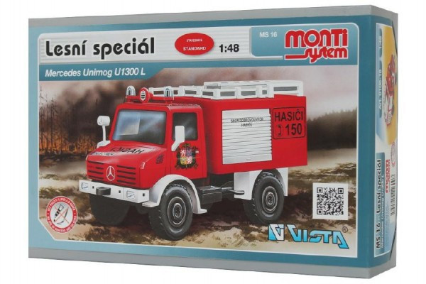 Stavebnica Monti System MS 16 Lesný špeciál 1:48 v krabici 22x15x6cm