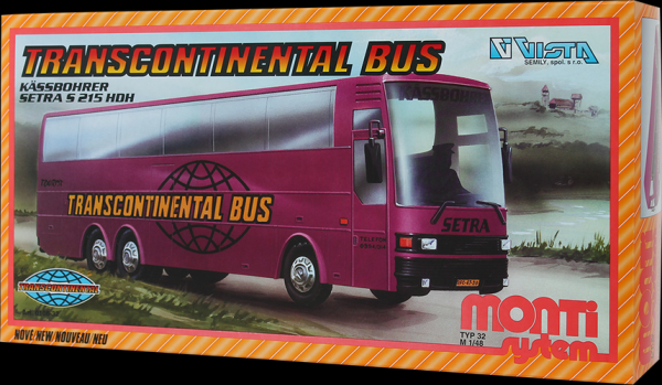 Stavebnica Monti System MS 32 Transcontinental Bus v krabici 32x17x7cm