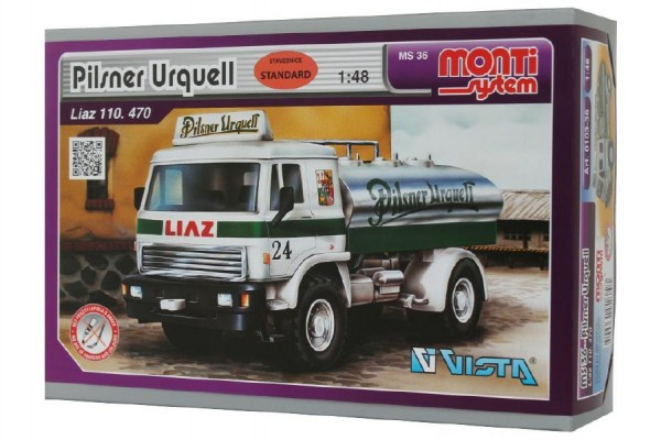 Stavebnice Monti System MS 36 Pilsner Urquell Liaz 1:48 v krabici 22x15x6cm