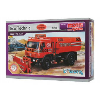 Stavebnica Monti System MS 47 Eco Technic Liaz 1:48 v krabici 22x15x6cm