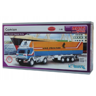 Stavebnica Monti System MS 08.1 Camion Liaz Special Turbo 1:48 v krabici 31,5 x16, 5x7, 5cm