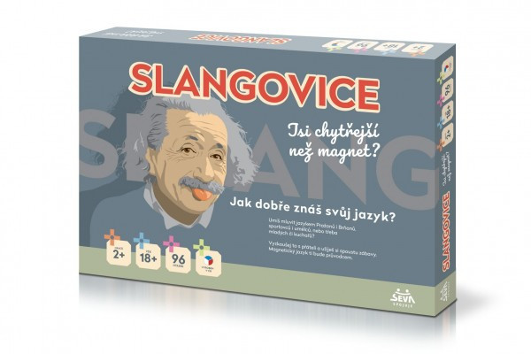 Slangovice spoločenská magnetická hra v krabici 42x29x4cm