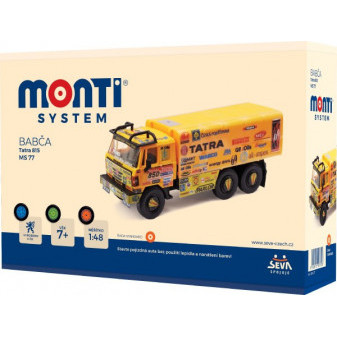 Stavebnica Monti System MS 77 Babča Tatra 815 1:48 v krabici 22x15x6cm