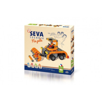 Stavebnica SEVA TECHNIK Na píle plast 412 dielikov v krabici 36x34x5cm