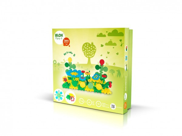 Stavebnica BLOK Flora 4 plast 35x33, 5x5, 5cm 12m +