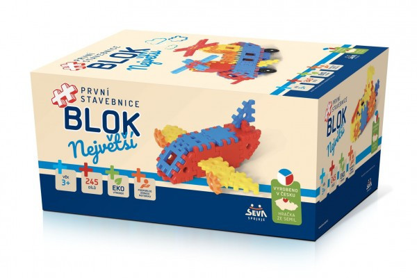 Stavebnica BLOK Najväčší plast 27x38x18cm