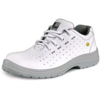 Obuv CXS WHITE LINDEN O1 ESD, poltopánka