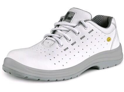 Obuv CXS WHITE LINDEN O1 ESD, poltopánka, veľ. 38