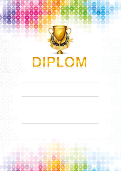 Diplom A5 Dúha