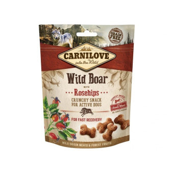Carnilove Dog Crunchy Snack Wild Boar, Rosehips, meat 200g