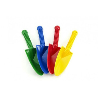 Rýľ / Lopatka plast 25cm 4 farby 12m +
