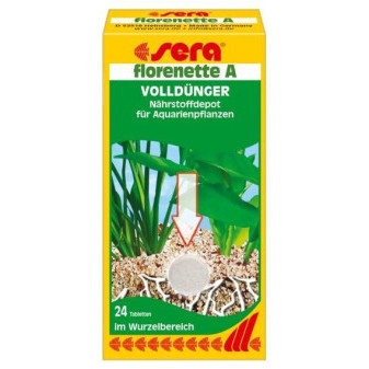 Sera hnojivo pre vodné rastliny Florenette A 24tbl.