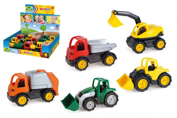 Auto Workies plast 12-14cm 5 druhov 18m+