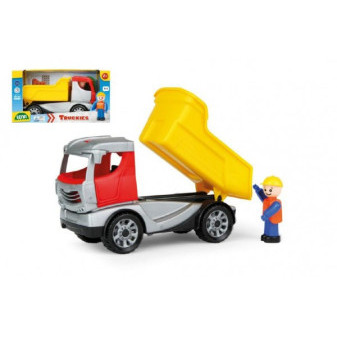 Auto Truckies sklápač plast 22cm s figúrkou v krabici 24m +
