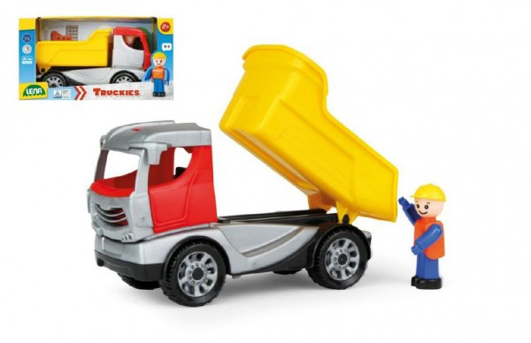 Auto Truckies sklápač plast 22cm s figúrkou v krabici 24m +