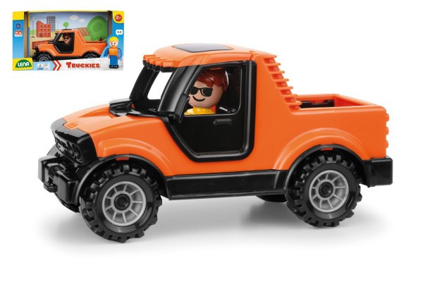Auto Truckies Pick-up plast 19cm s figúrkou v krabici 24m +
