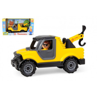 Auto Truckies odťahový automobil/odťahovka plast 22cm s figúrkou v krabici 24m+