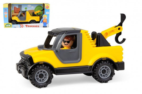 Auto Truckies odťahový automobil/odťahovka plast 22cm s figúrkou v krabici 24m+