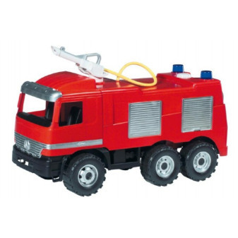 Mercedes auto hasiči plast 60cm striekaciu vodu nádržka 1,6 l v krabici 68x38x27cm