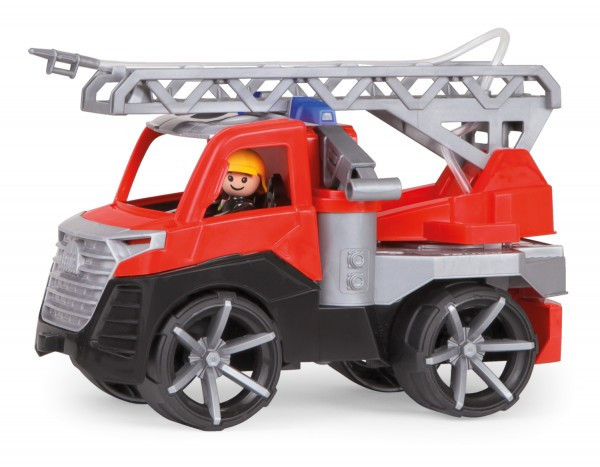 Auto Truxx 2 hasiči striekajúcej vodu plast 29cm s figúrkou