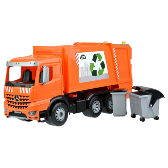 Auto smetiarka plast 53cm Mercedes Arocs v krabici 54x26x20cm