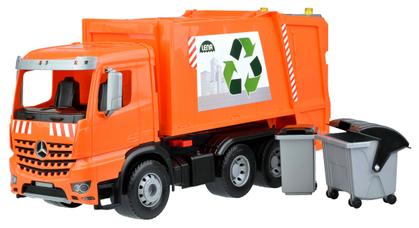 Auto smetiarka plast 53cm Mercedes Arocs v krabici 54x26x20cm