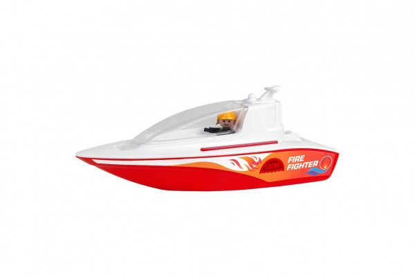Boazz loď/čln hasiči s figúrkou plast 38cm 24m+