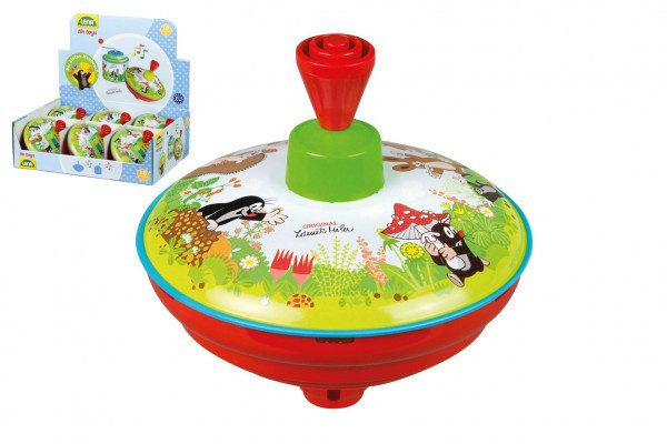 Káča točiaci Krtko kov/plast 13cm 18m+